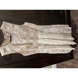 NWOT Tracy Reese White Linen Dress size 8